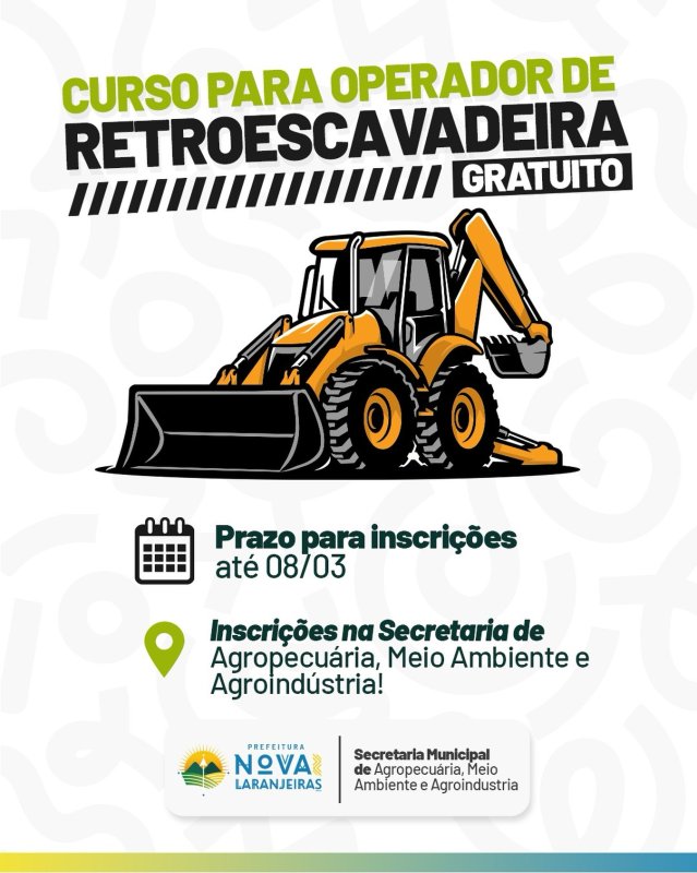 Curso de Retroescavadeira